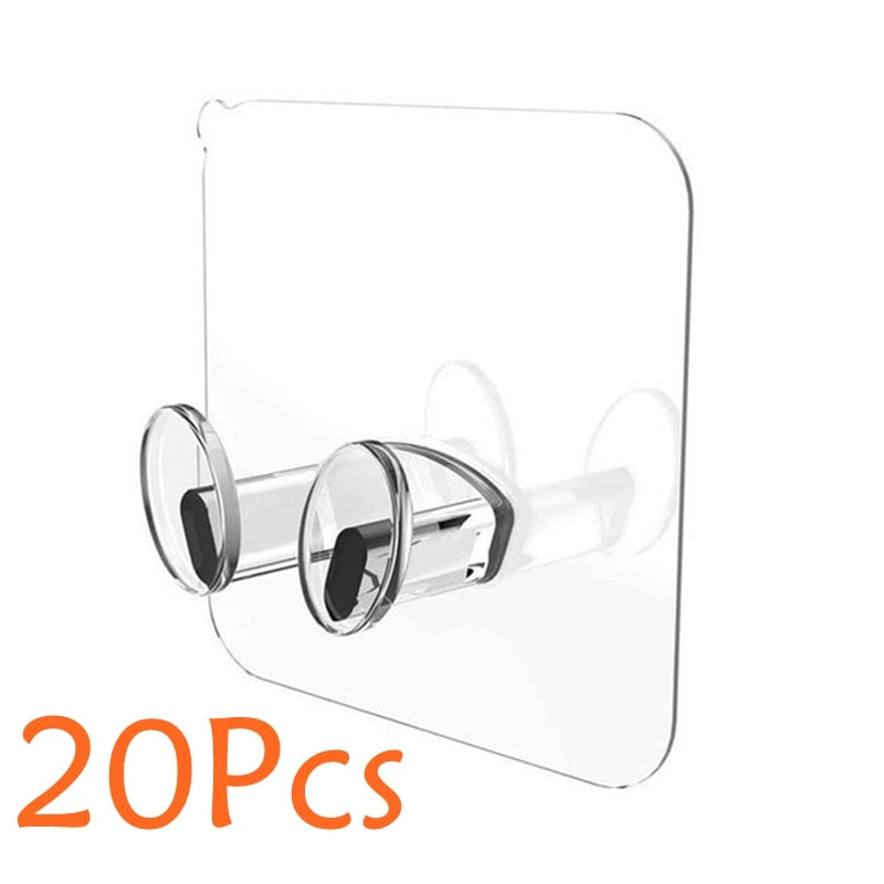 Suporte (Ganchos) para Plugs e Fios - 20 Pcs na Promoção!